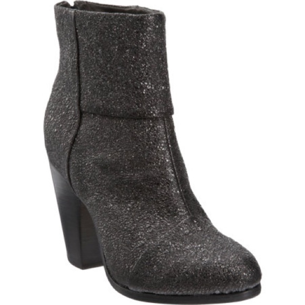 Rag & Bone Newbury bootie in metallic black - Picture 7 of 10